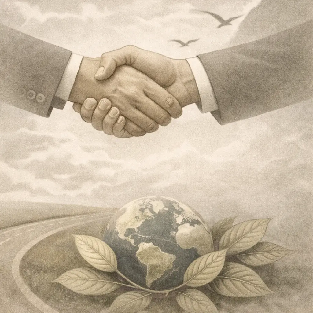 Menschen stehen im Kreis und besprechen Regeln